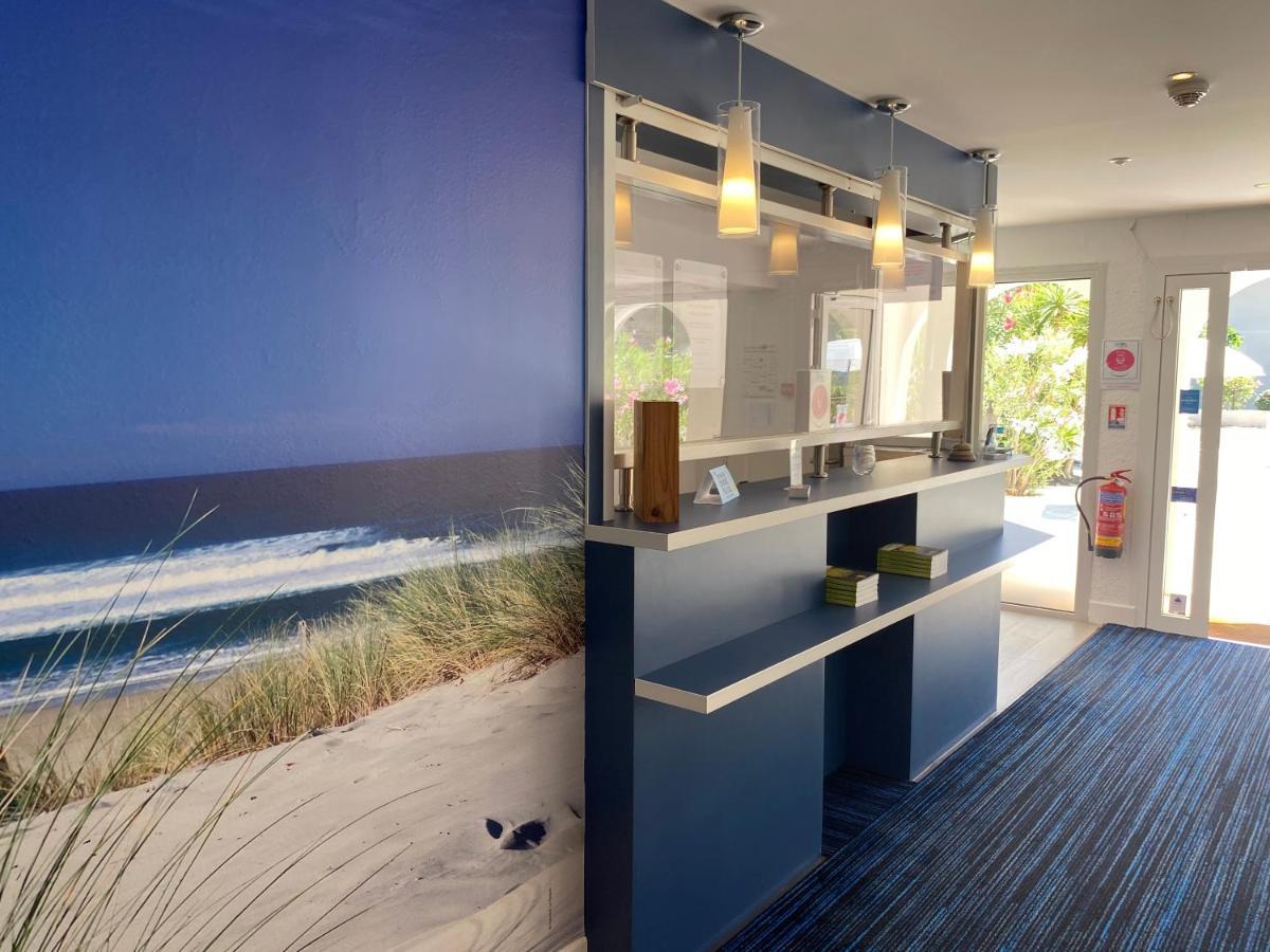 Les Vagues Hotel Restaurant Biscarrosse-Plage Kültér fotó