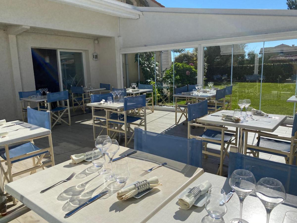 Les Vagues Hotel Restaurant Biscarrosse-Plage Kültér fotó